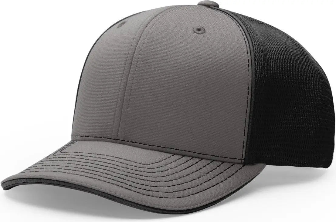 Richardson 172 Pulse Sportmesh R-flex Cap - Charcoal Black