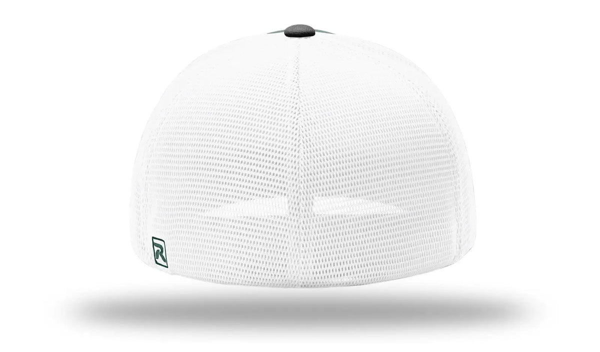 Richardson 172 Pulse Sportmesh R-flex Cap - Dark Green White Black