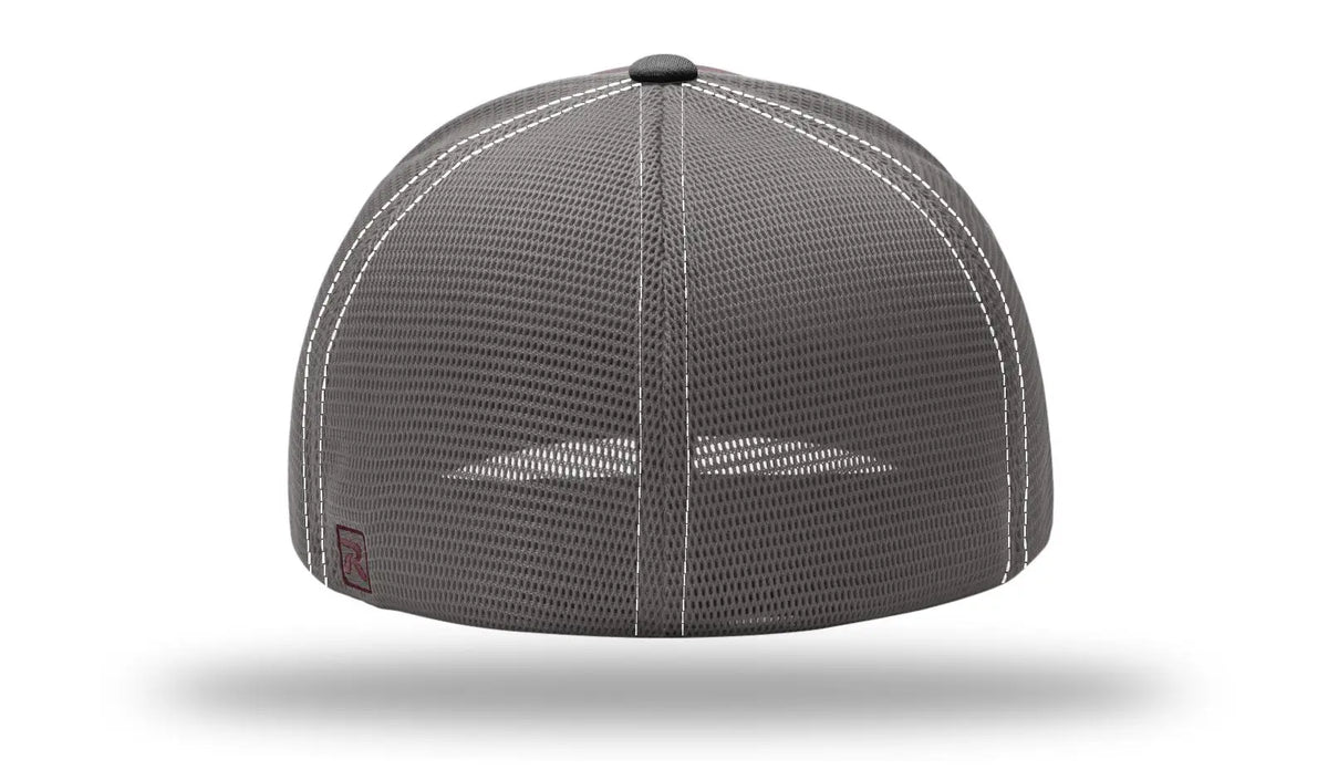 Richardson 172 Pulse Sportmesh R-flex Cap - Maroon Charcoal Black