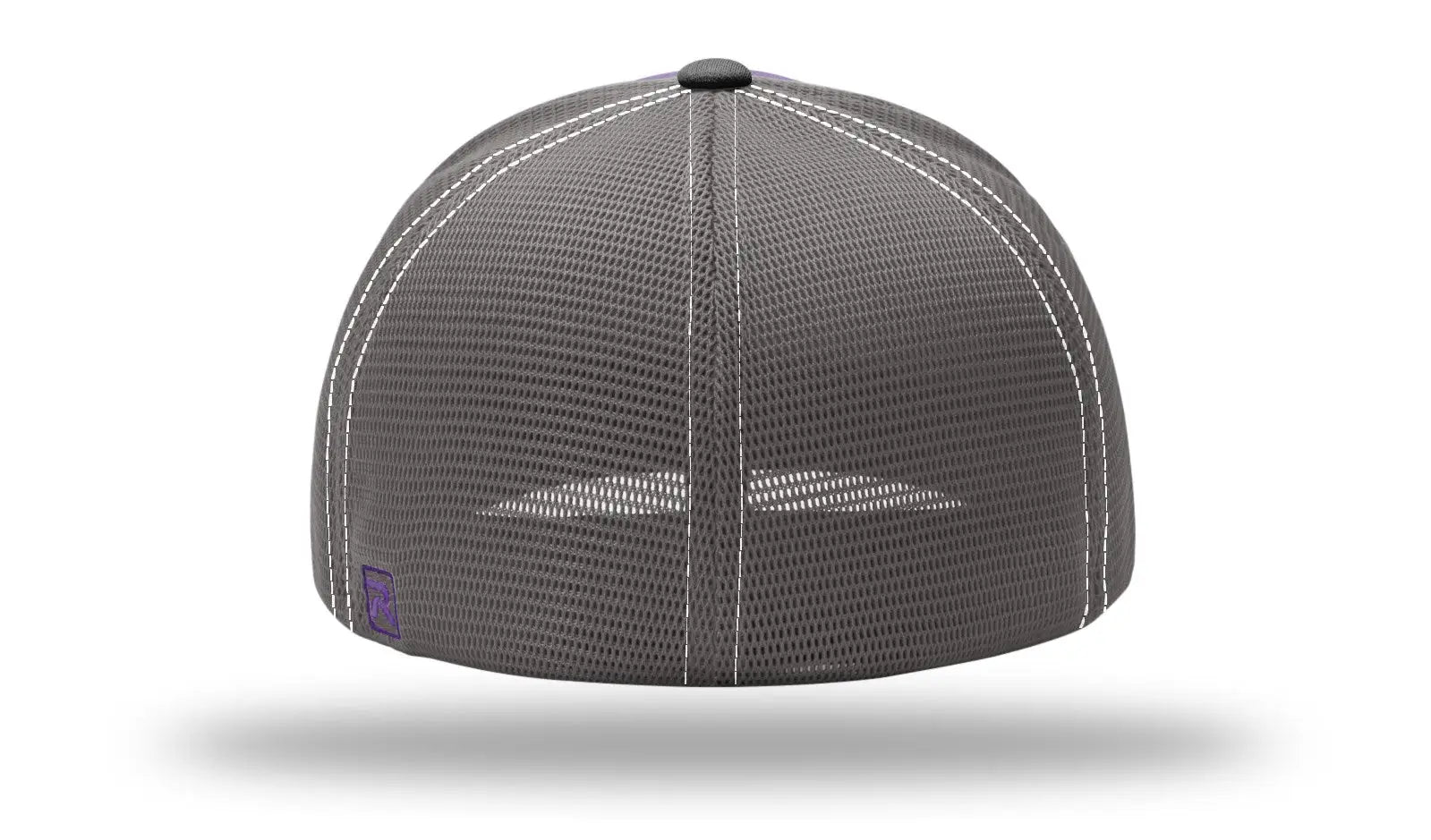 Richardson 172 Pulse Sportmesh R-flex Cap - Purple Charcoal Black - Dark Gray / Lg-xl