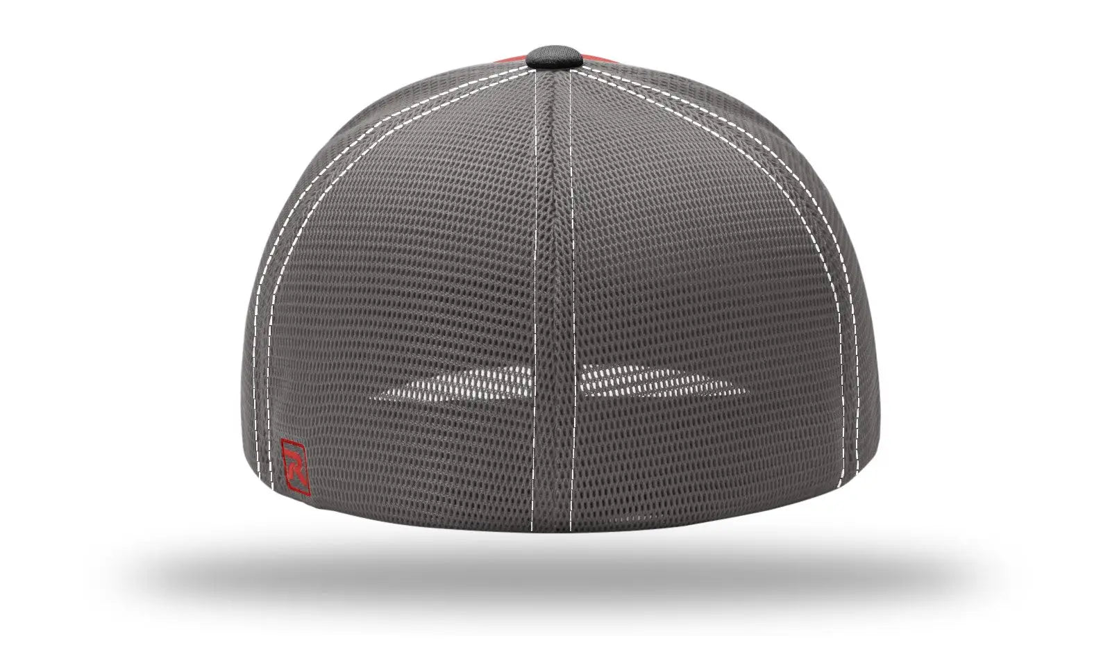 Richardson 172 Pulse Sportmesh R-flex Cap - Red Charcoal Black - Dark Gray / Lg-xl