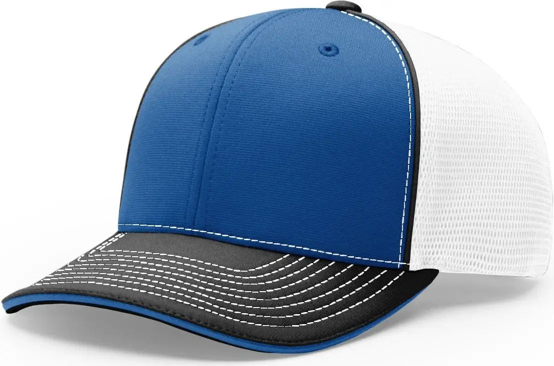 Richardson 172 Pulse Sportmesh R-flex Cap - Royal White Black