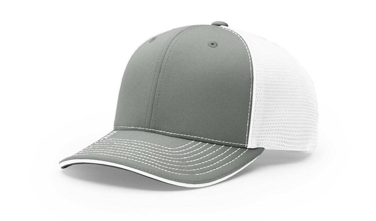 Richardson 172 Pulse Sportmesh R-flex Cap - Storm Gray White Split