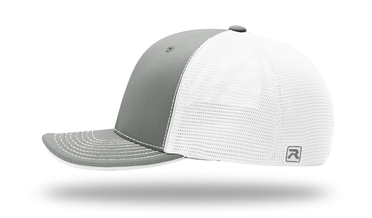 Richardson 172 Pulse Sportmesh R-flex Cap - Storm Gray White Split