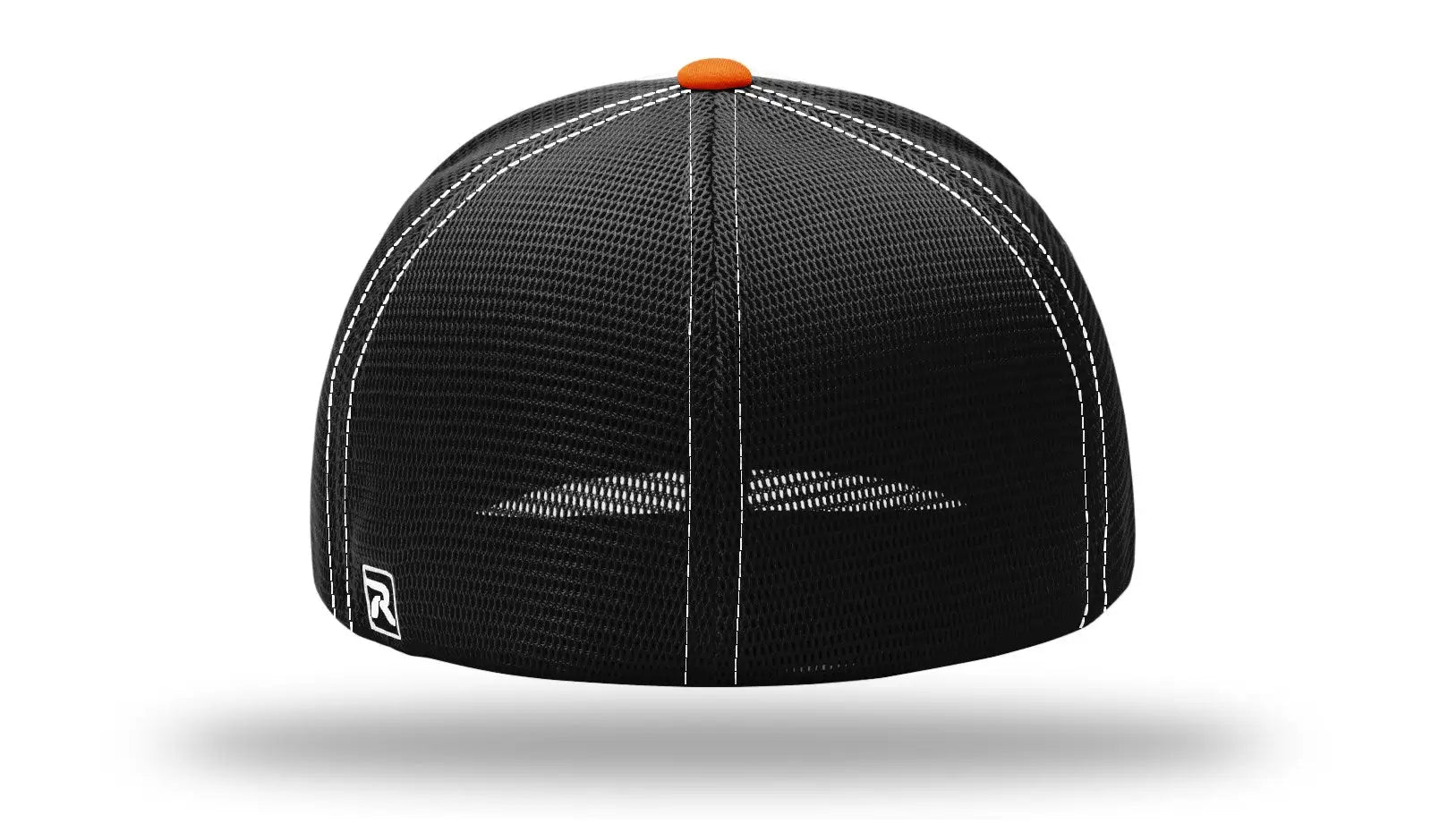 Richardson 172 Pulse Sportmesh R-flex Cap - White Black Orange - Lg-xl