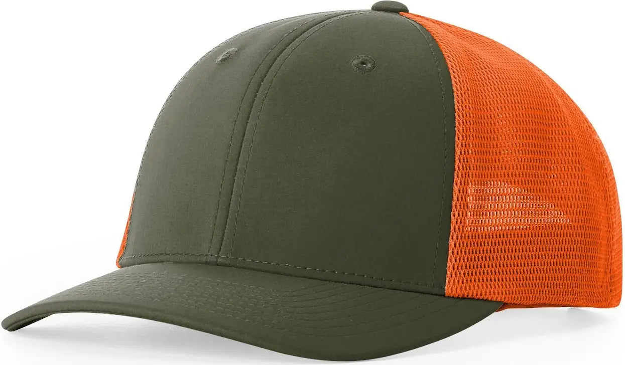 Richardson 173 Hood River Cap - Moss Green Vivid Orange - Osfm