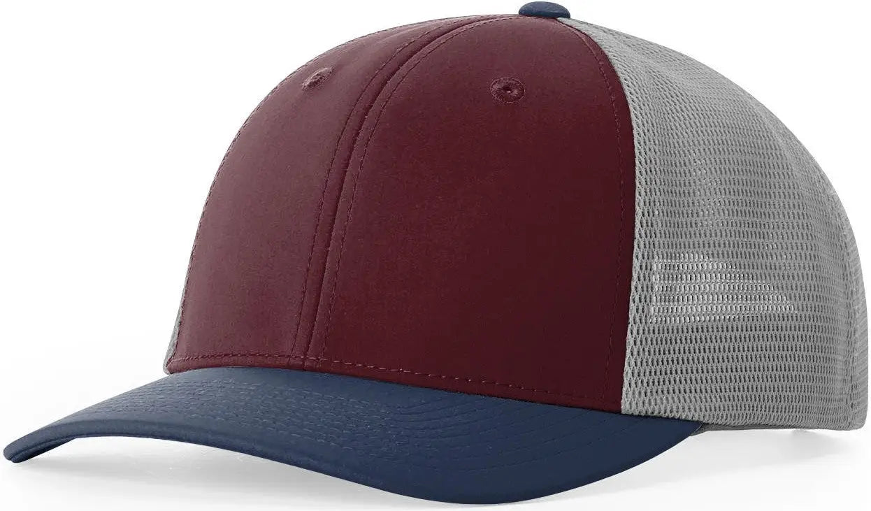 Richardson 173 Hood River Cap - Red Mahogany Med Gray Insignia - Osfm