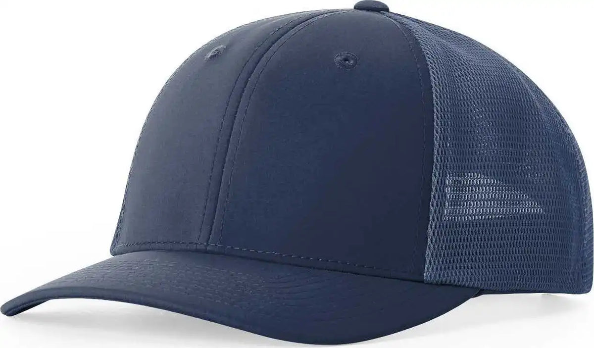Richardson 173 Hood River Performance Trucker Caps Insignia Blue China Navy / Osfm
