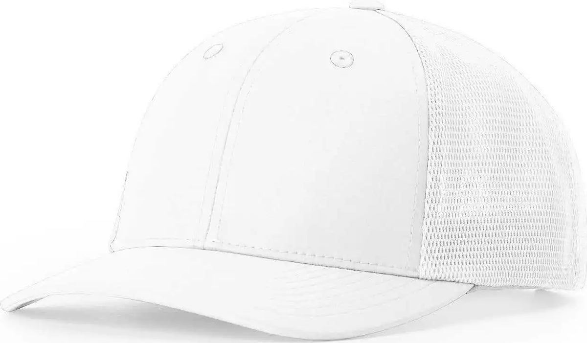 Richardson 173 Hood River Performance Trucker Caps - White - Osfm