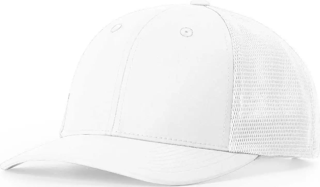 Richardson 173 Hood River Performance Trucker Caps - White - Osfm