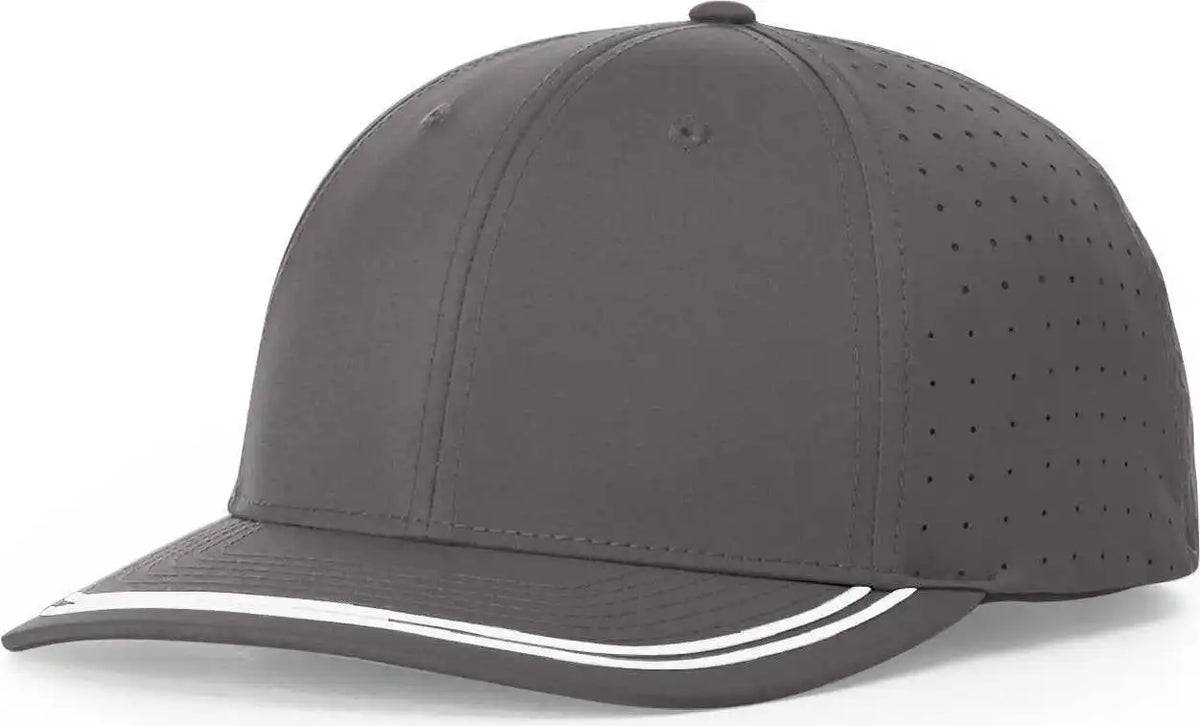 Richardson 176 Lite Performance Caps - Charcoal White - Dark Gray / Osfm