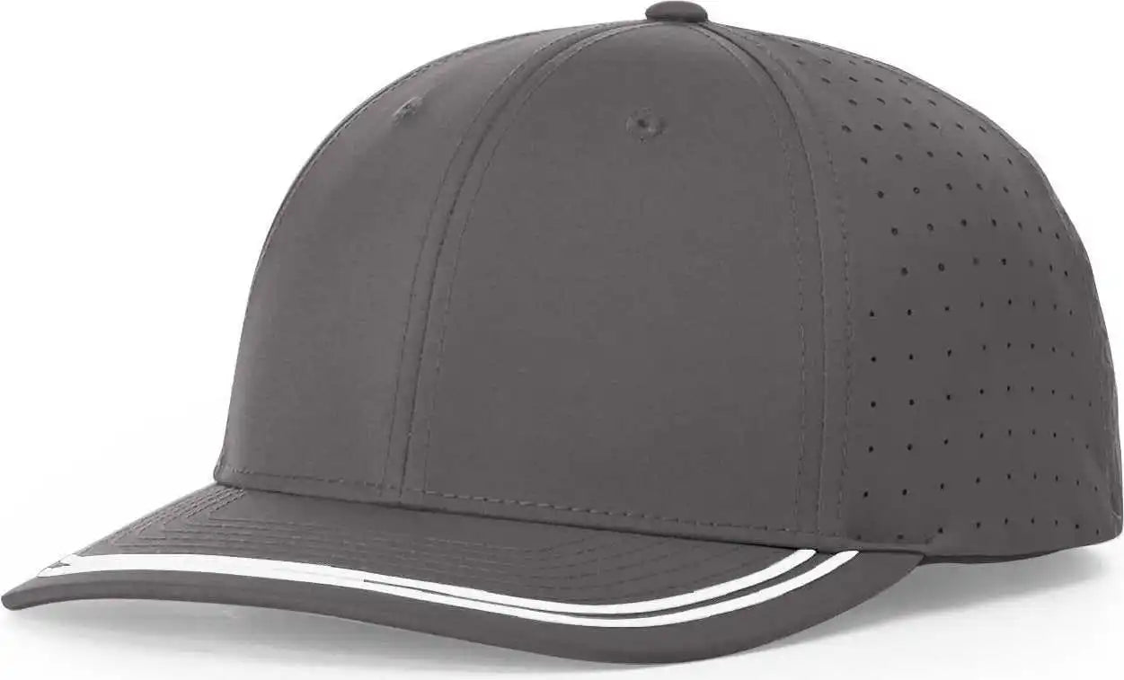 Richardson 176 Lite Performance Caps - Charcoal White - Dark Gray / Osfm