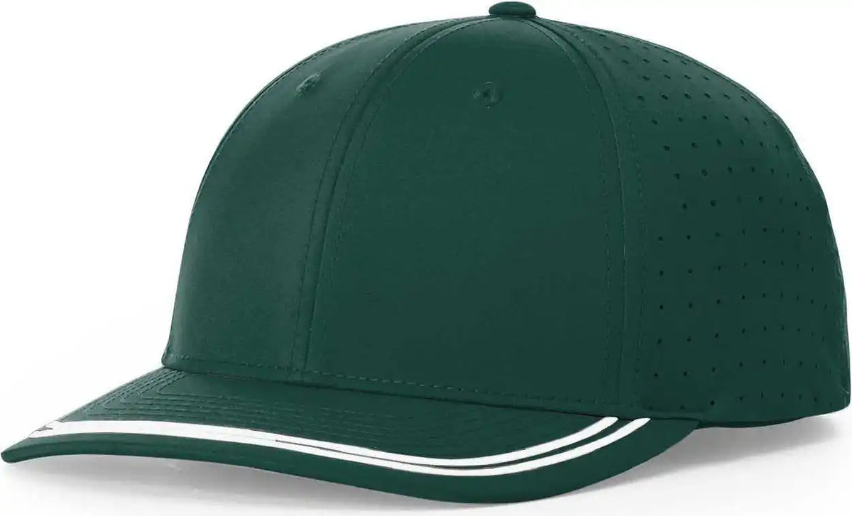 Richardson 176 Lite Performance Caps - Dark Green White - Forest / Osfm