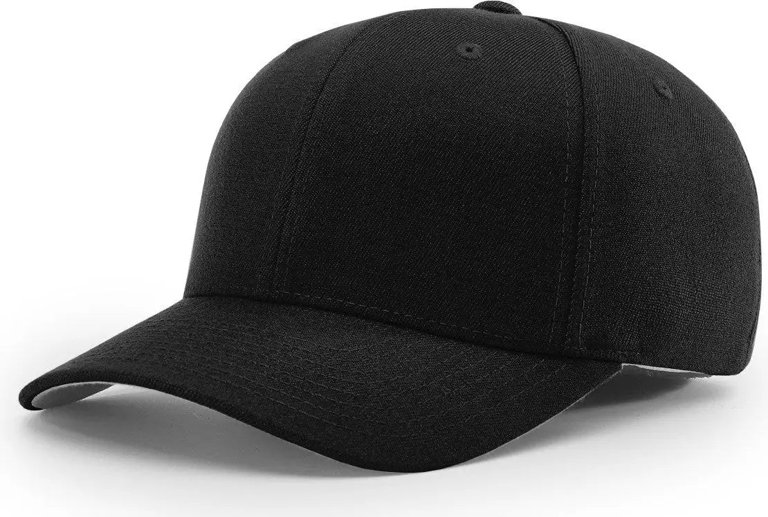 Richardson 185 Twill R-flex Cap - Black - Lg-xl