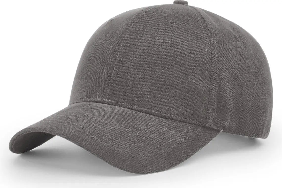 Richardson 203 Brushed Chino Cap - Charcoal - Dark Gray / Osfm