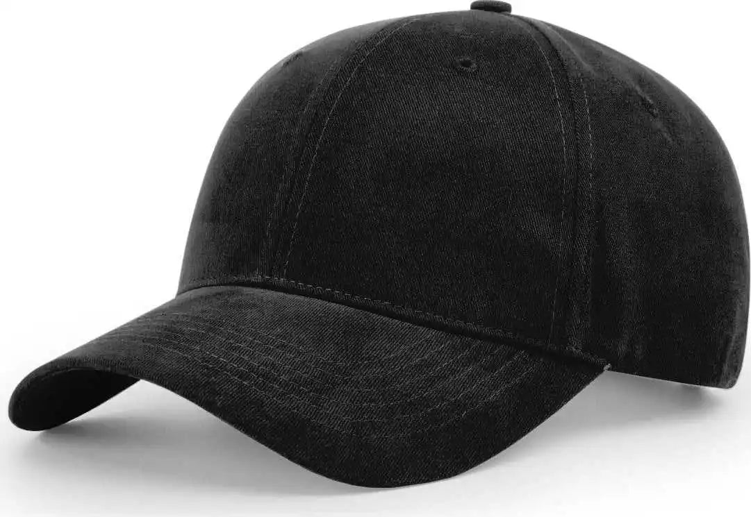 Richardson 203 Brushed Chino Caps Black / Osfm