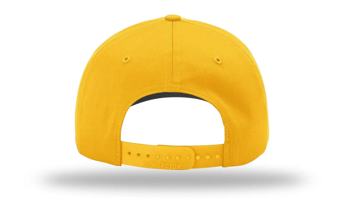 Richardson 212 Pro Twill Snapback Cap - Gold