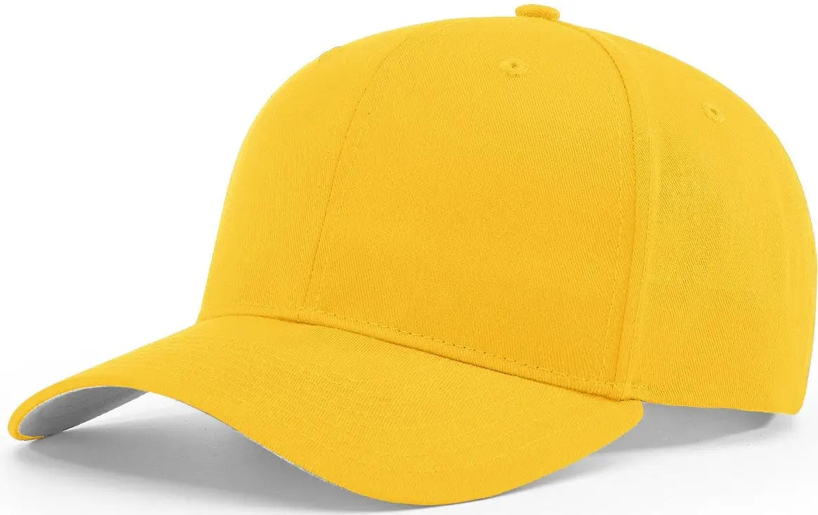 Richardson 212 Pro Twill Snapback Cap - Gold