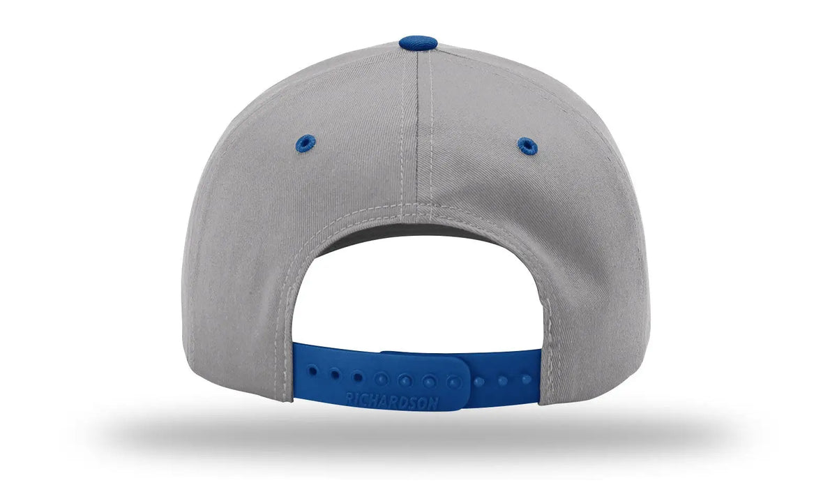 Richardson 212 Pro Twill Snapback Cap - Gray Royal