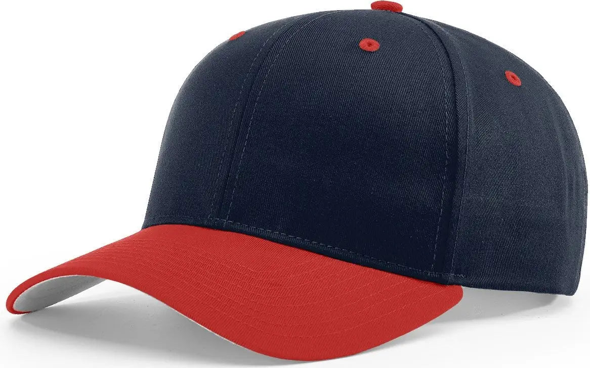 Richardson 212 Pro Twill Snapback Cap - Navy Red - s