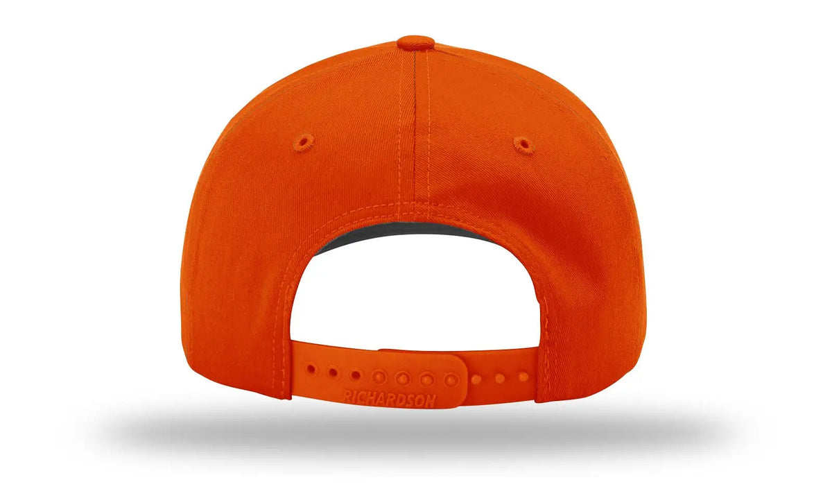 Richardson 212 Pro Twill Snapback Cap - Orange