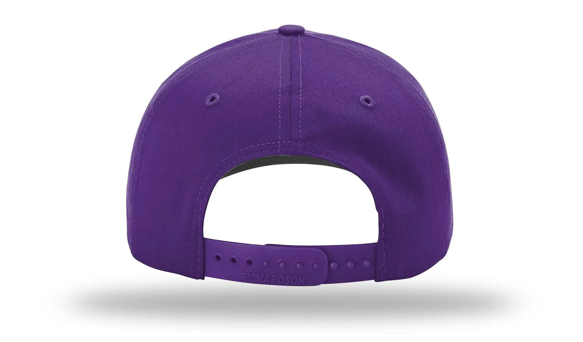 Richardson 212 Pro Twill Snapback Cap - Purple