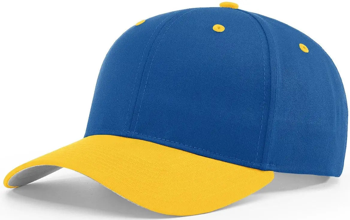 Richardson 212 Pro Twill Snapback Cap - Royal Gold