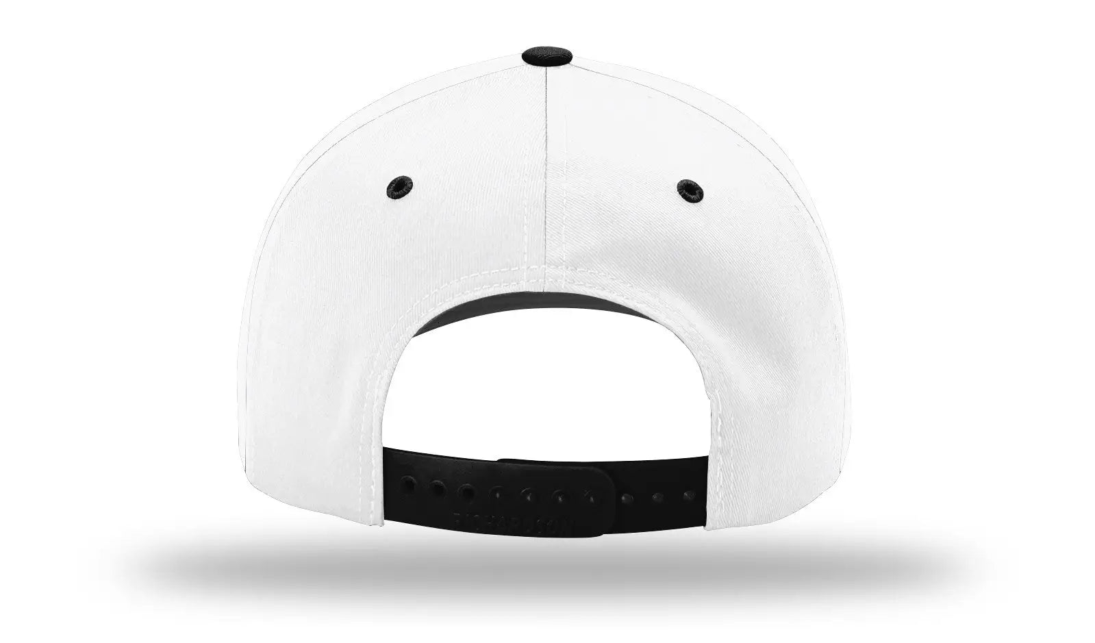 Richardson 212 Pro Twill Snapback Cap - White Black - s