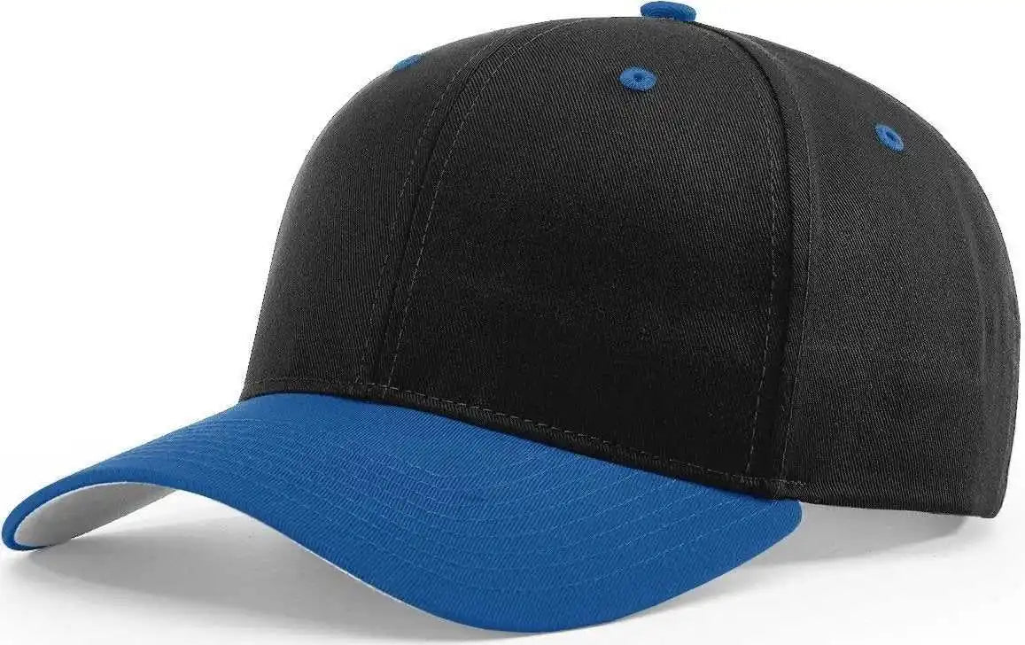 Richardson 212 Pro Twill Snapback Caps Black Royal / Sm