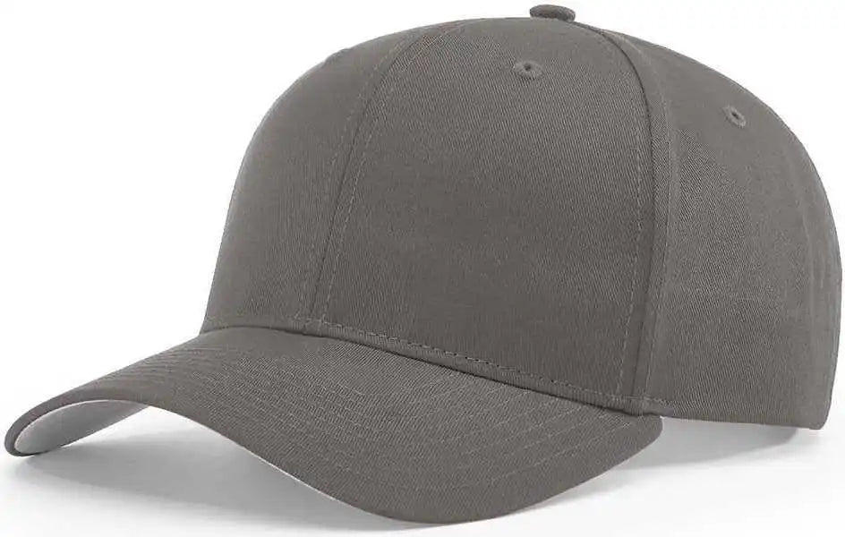 Richardson 212 Pro Twill Snapback Caps - Charcoal - Dark Gray / Sm