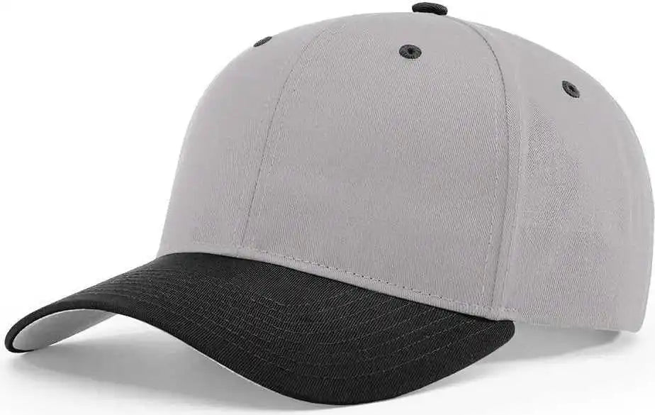 Richardson 212 Pro Twill Snapback Caps Gray Black / Sm