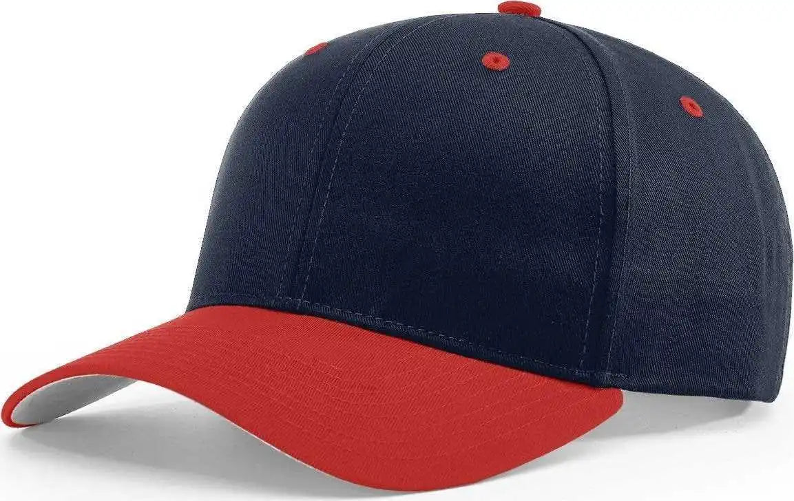 Richardson 212 Pro Twill Snapback Caps Navy Red / Sm