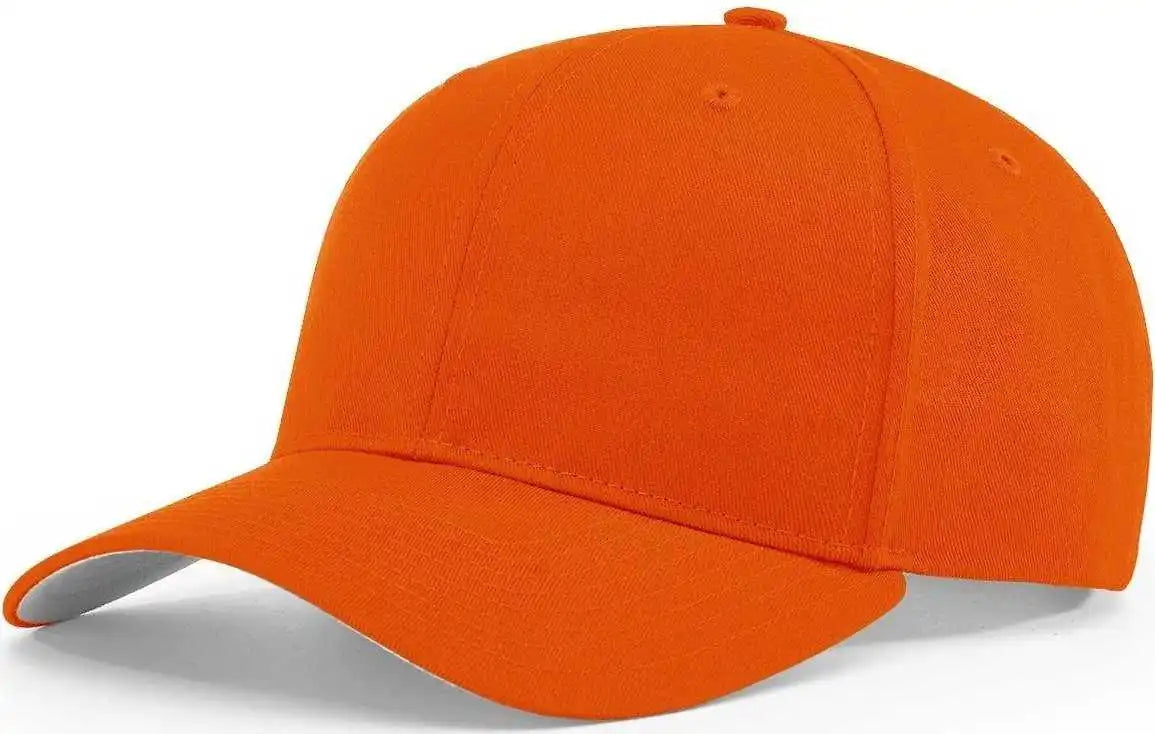 Richardson 212 Pro Twill Snapback Caps - Orange - Sm