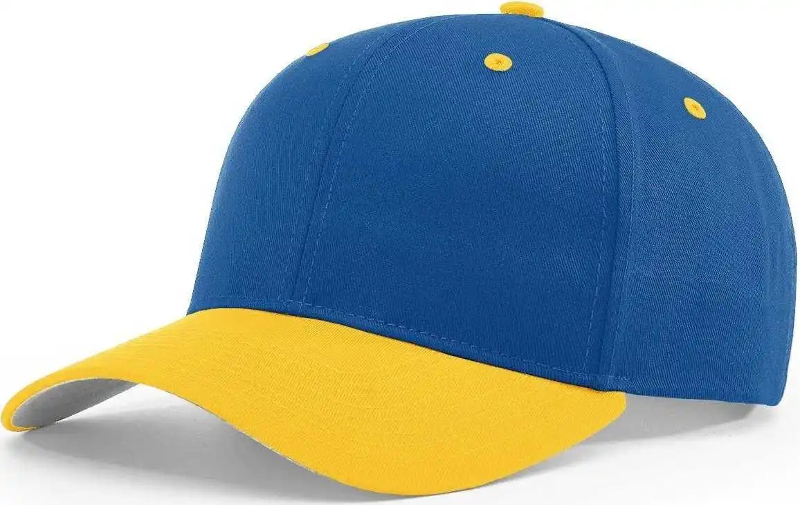 Richardson 212 Pro Twill Snapback Caps - Royal Gold - Sm