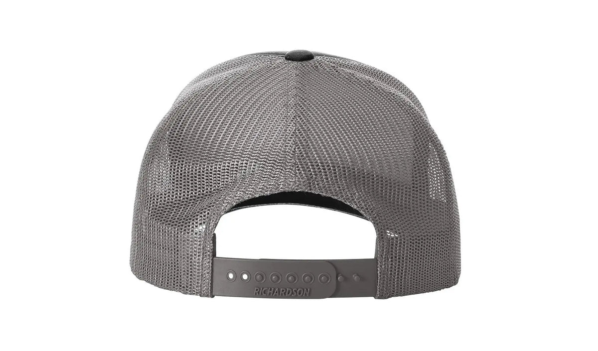 Richardson 213 Low Pro Foamie Trucker Cap - Black Charcoal-black - Dark Gray-black / Osfm