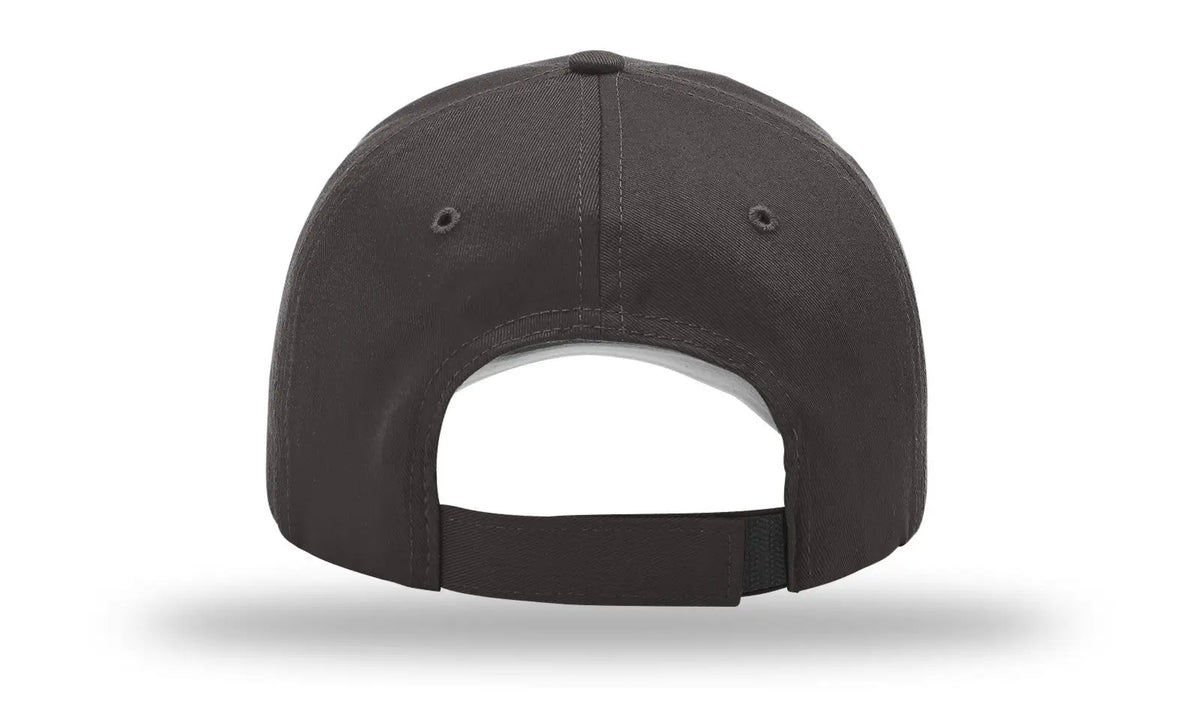 Richardson 214 Pro Twill Hook-and-loop Cap - Charcoal