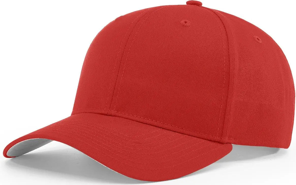 Richardson 214 Pro Twill Hook-and-loop Cap - Red - s