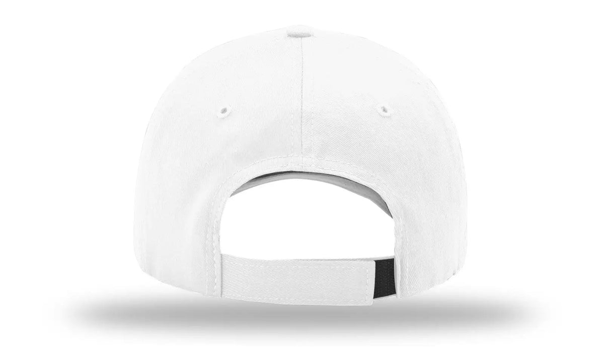 Richardson 214 Pro Twill Hook-and-loop Cap - White