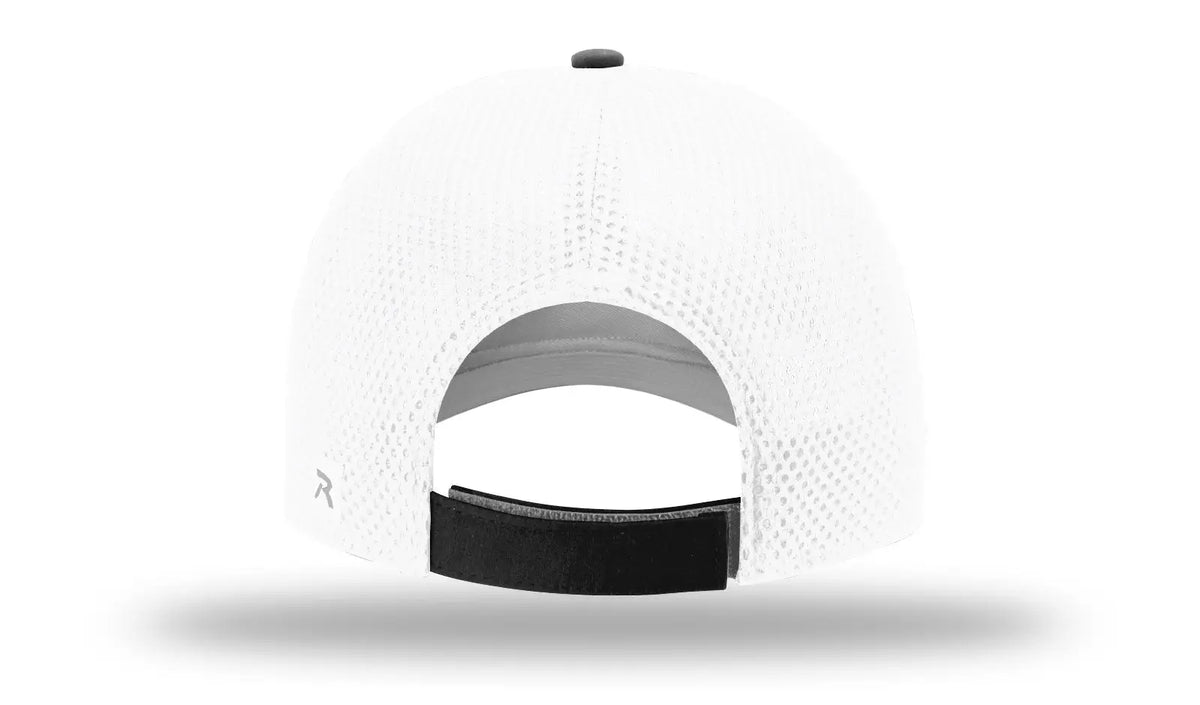 Richardson 222 Airmesh Lite Trucker Cap - Black White - Osfm
