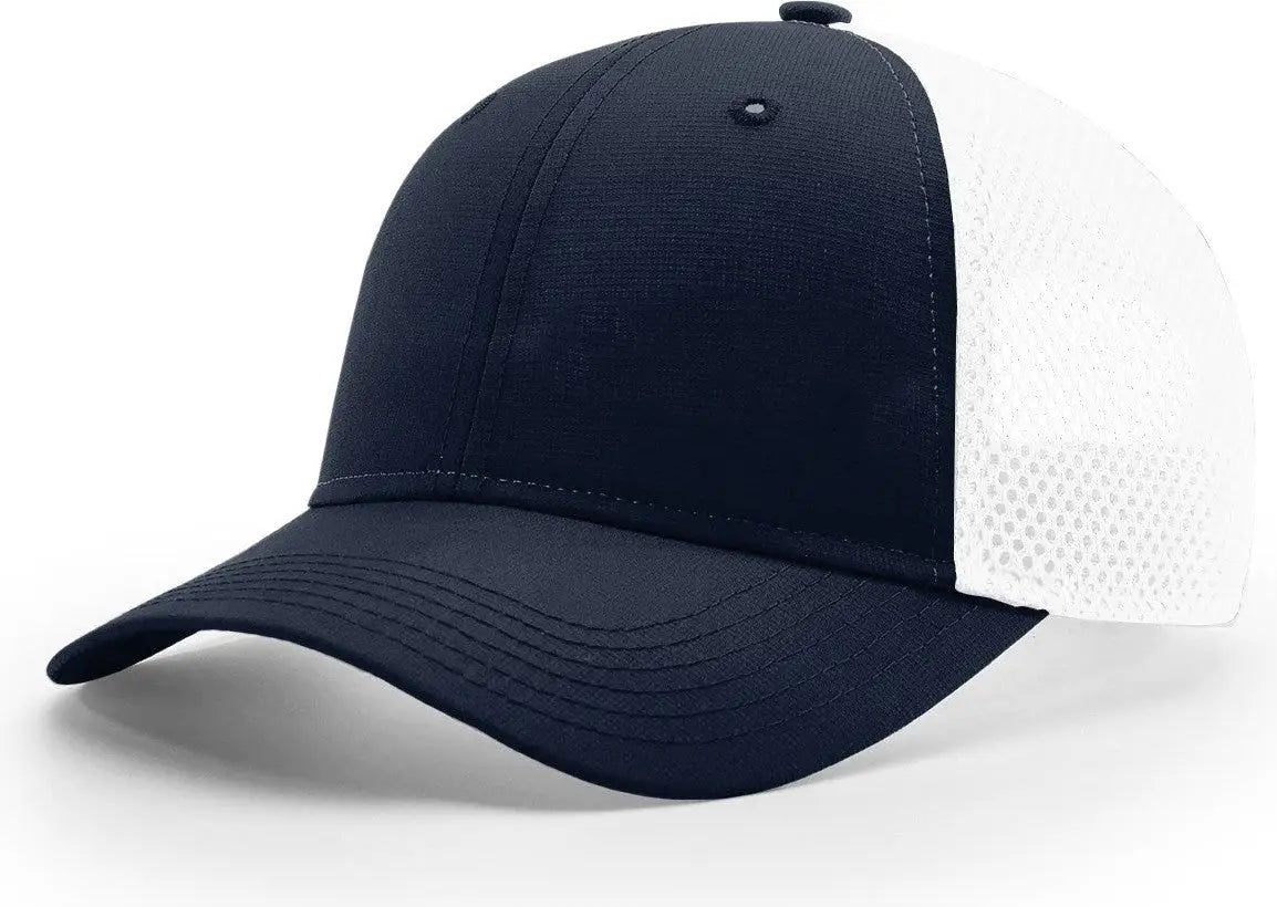 Richardson 222 Airmesh Lite Trucker Cap - Navy White - Osfm