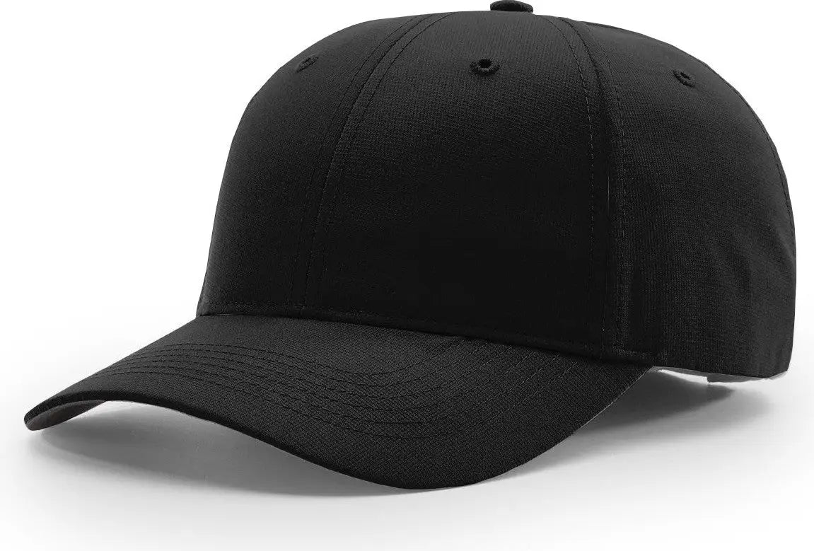 Richardson 225 Casual Performance Lite Cap - Black - Osfm