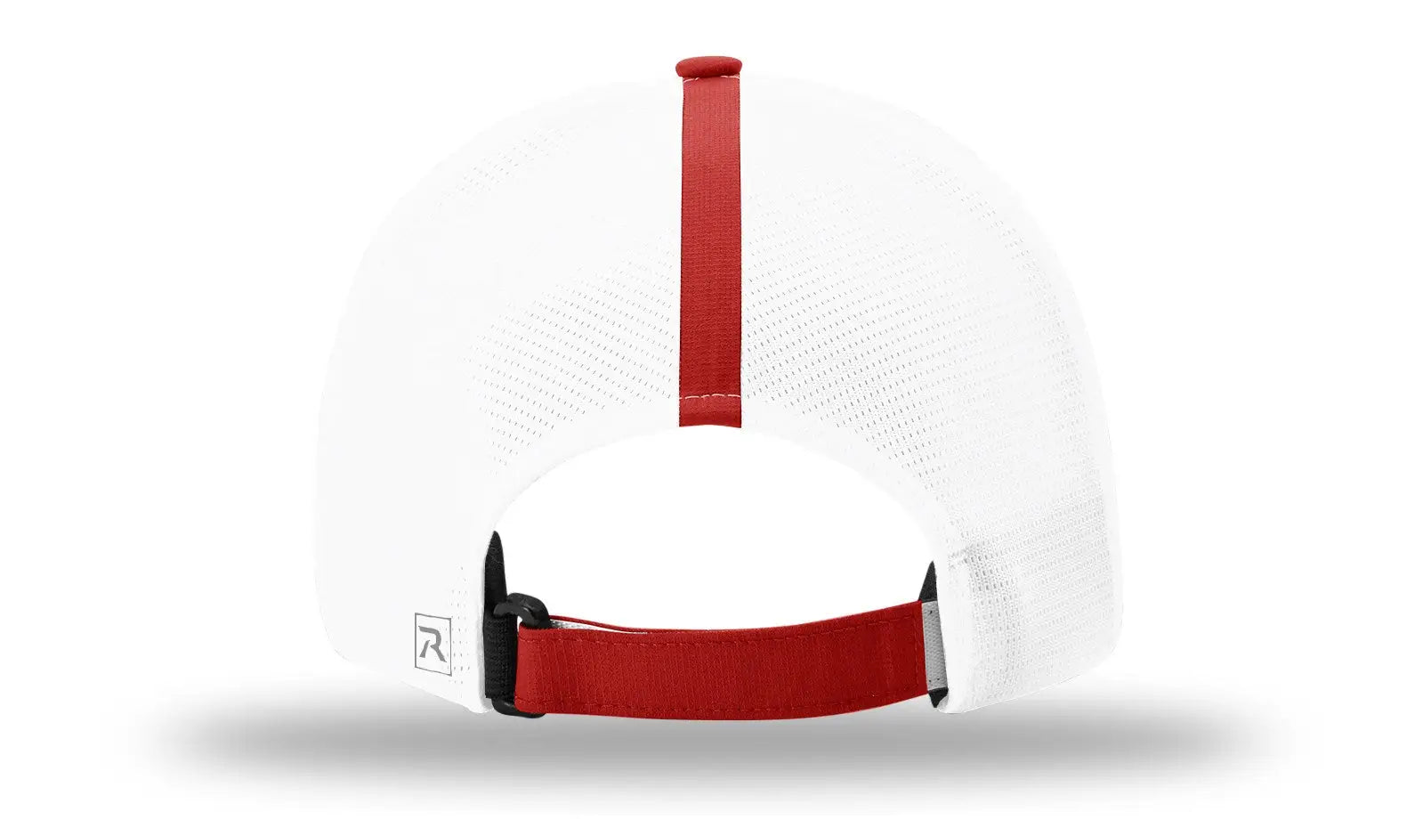 Richardson 227 Tech Mesh W/ Stretch Caps - Red White - Md-lg