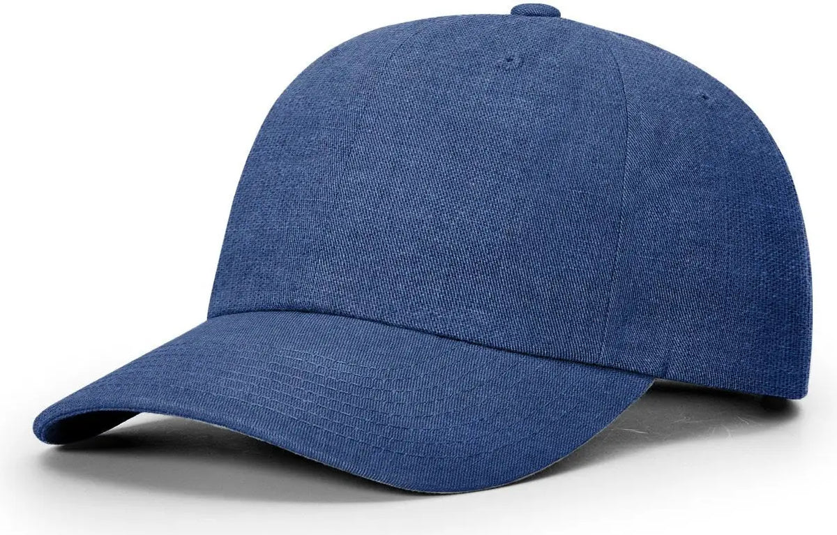 Richardson 252l Premium Linen Dad Cap - Insignia Blue - Osfm