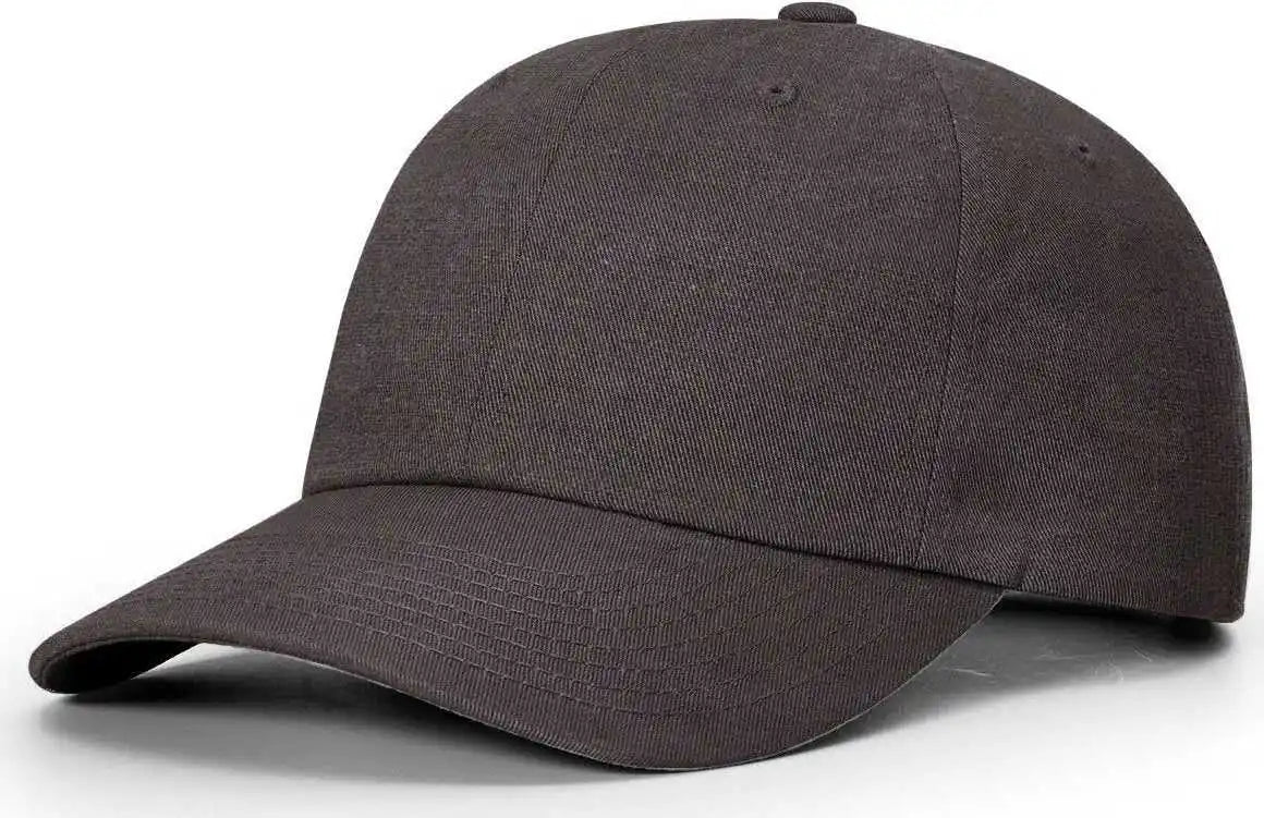 Richardson 252l Premium Linen Dad Hat Caps - Dark Charcoal - Osfm