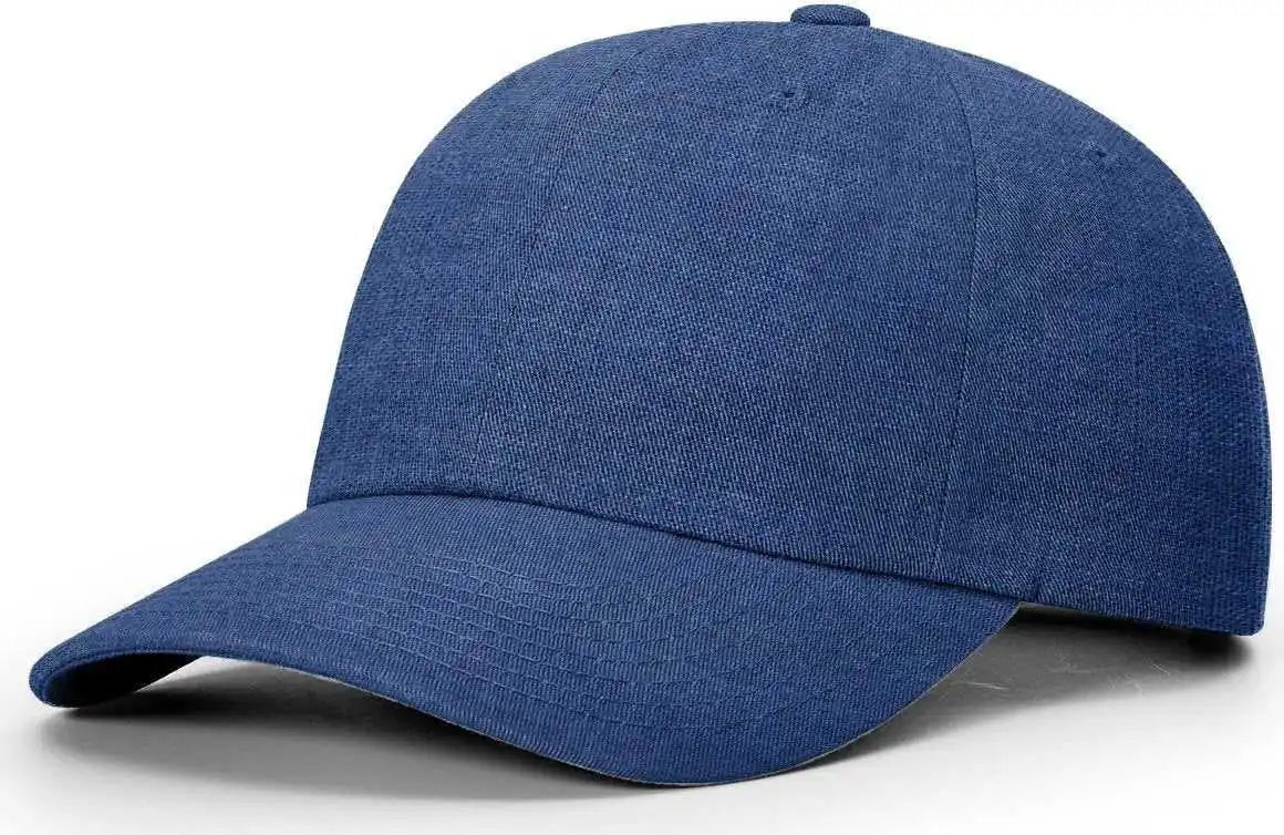Richardson 252l Premium Linen Dad Hat Caps - Insignia Blue - Royal / Osfm