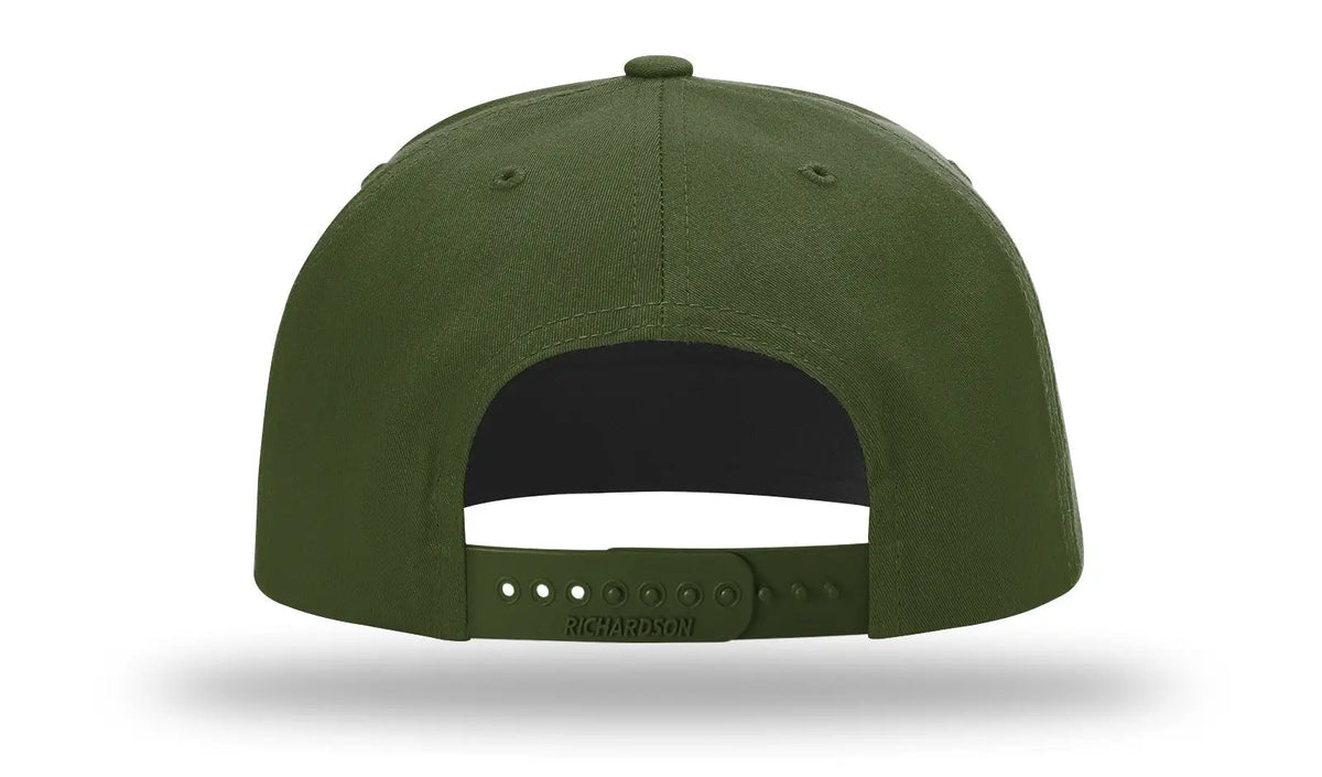 Richardson 255 Pinch Front Structured Snapback Cap - Army Olive - Osfm