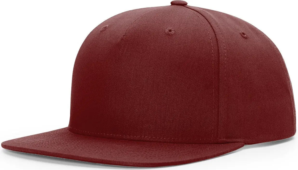 Richardson 255 Pinch Front Structured Snapback Cap - Berry - Osfm