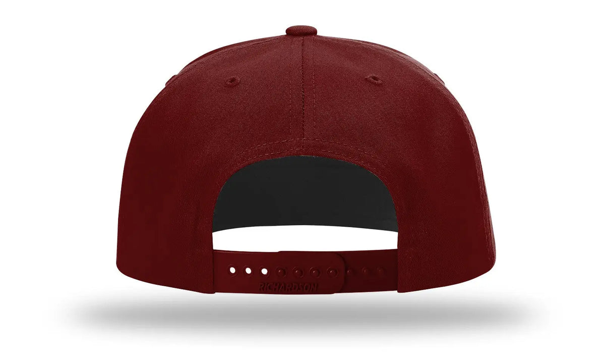 Richardson 255 Pinch Front Structured Snapback Cap - Berry - Osfm