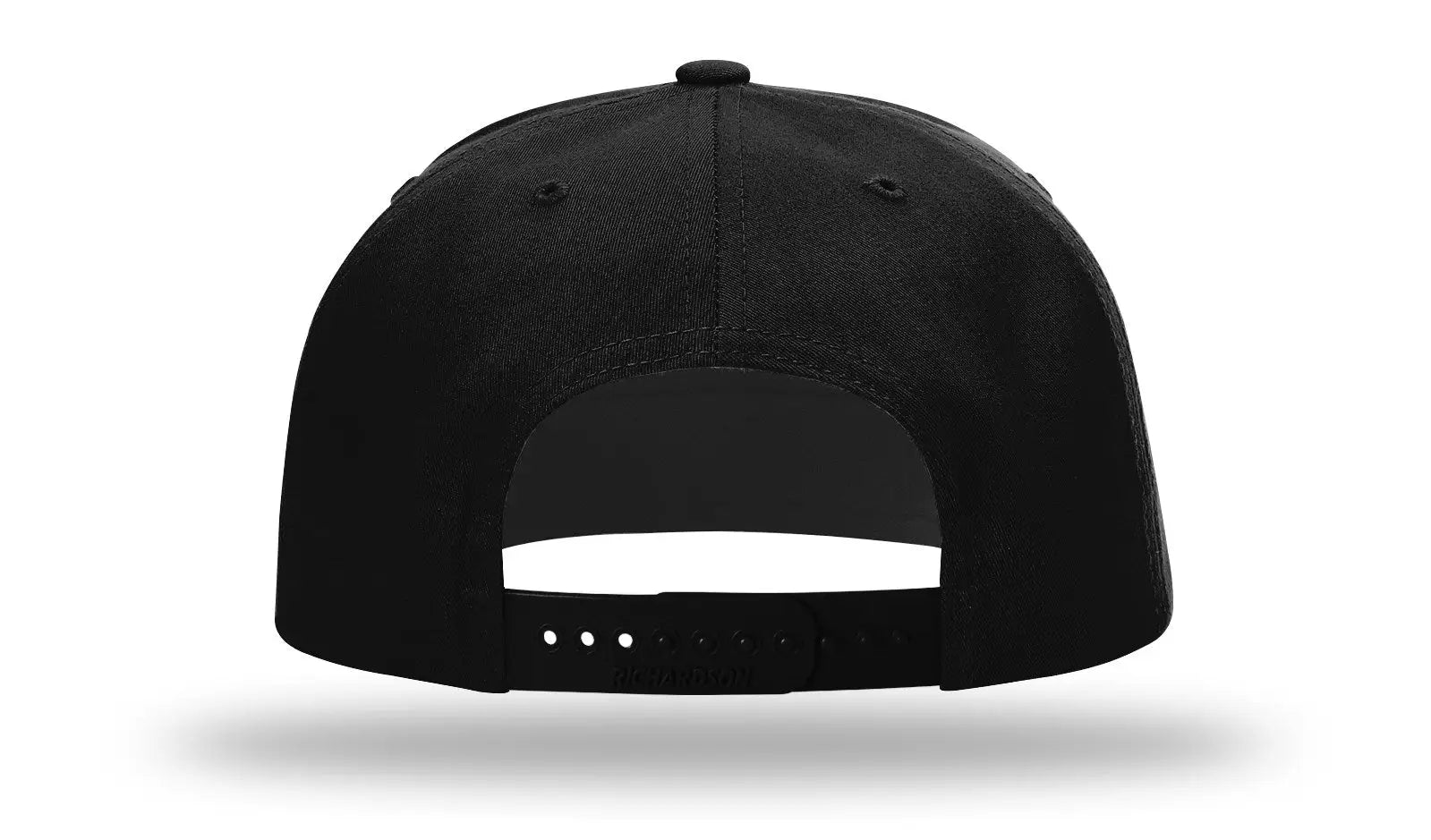 Richardson 255 Pinch Front Structured Snapback Cap - Black - Osfm