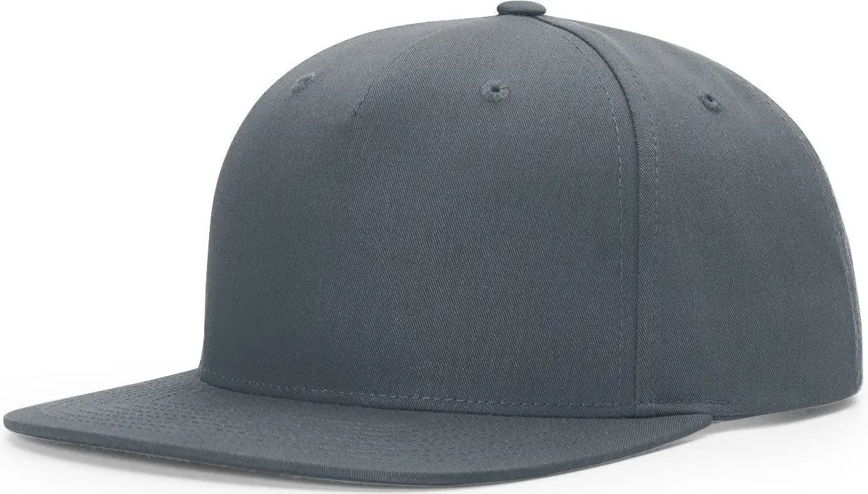 Richardson 255 Pinch Front Structured Snapback Cap - Flint Gray - Osfm